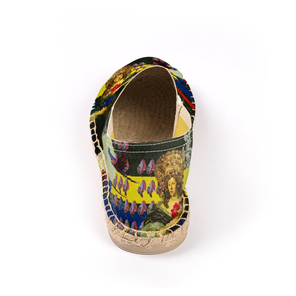 THE FLOWERS OF THE QUEEN Unisex All Over Print Espadrilles